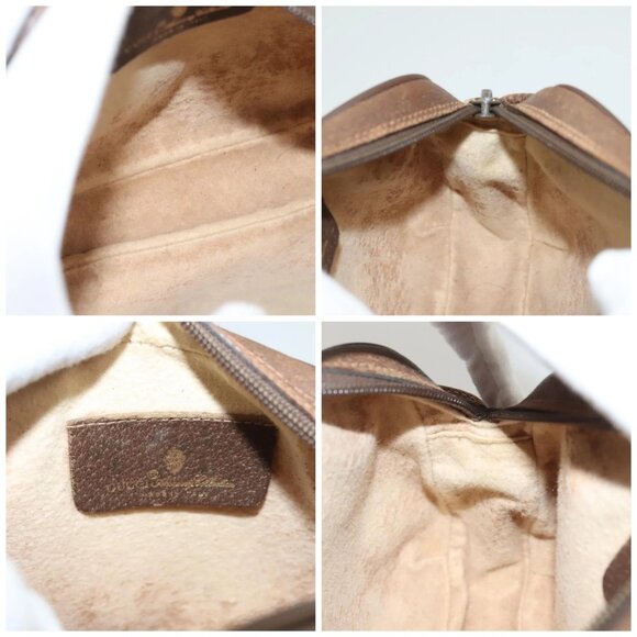 GUCCI GG Supreme Web Sherry Line Bag PVC Beige Gold 156 02 066 Auth bs27546 - Picture 15 of 16